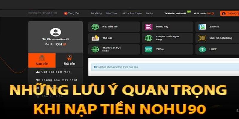 Lưu ý chú trọng mà bạn cần phải biết rõ